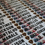 BULK ORDER +12 Locker Plates: American Flag Silver