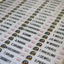 BULK ORDER +12 Locker Plates: Silver