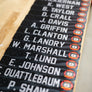 BULK ORDER +12 Locker Plates: American Flag: Black&White