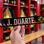 LOCKER PLATE: Flag and Fire background