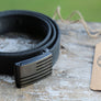 Black Fire Hose Belt: Limited-AMOUNT