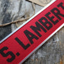 Locker Plate: FIRE HOSE RED