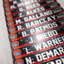 BULK ORDER + 12 LOCKER PLATE: GRUNGE REDLINE FLAG/LOGO