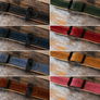 Leather & Firehose Radio Strap: Custom Colors