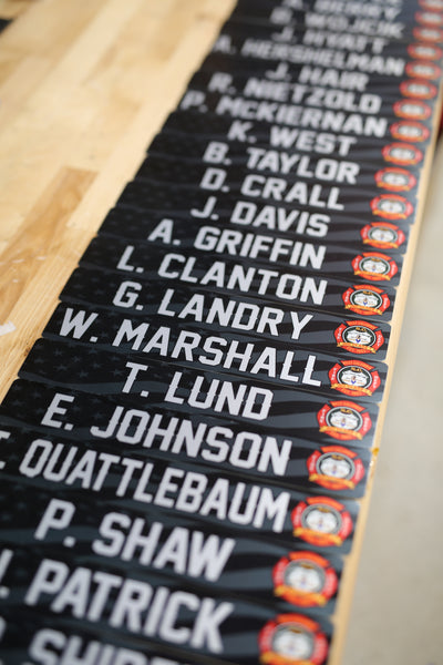 BULK ORDER +12 Locker Plates: American Flag: Black&White