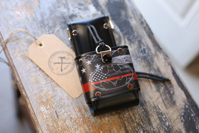 RADIO HOLSTER: Thin Red Line Flag-BATMAN
