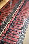 BULK ORDER +12 Locker Plates: American Flag: Black&White Design #2
