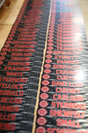 BULK ORDER +12 Locker Plates: American Flag: Black&White Design #2