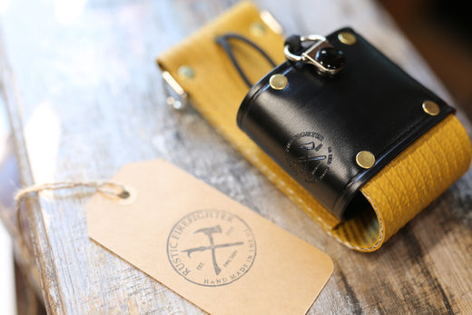 Radio Strap: YELLOW-LDH FIRE HOSE: HOLSTER ONLY