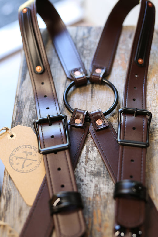 Suspenders: BROWN Adjustable