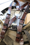 Suspenders: BROWN Adjustable
