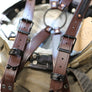 Suspenders: BROWN Adjustable