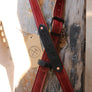 Leather & Firehose Radio Strap: Custom Colors