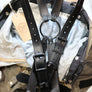 Suspenders: BLACK Adjustable